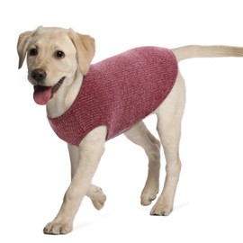 Hjumarayan Dog Jumper – Washable Dog Jumper, Large Dogs Elastic Thin Dog Jumper, Striped Dog Shirt Elastic Dog Jumper for Medium Large Dogs (Red XXL)