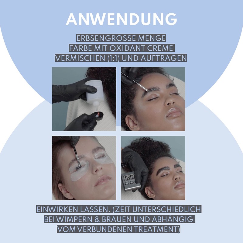 Augenmanufaktur Colour Lash & Brow Eyelashes and Eyebrows Dye Black