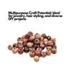 100 x Assorted Wooden Beads for Beads for Jewellery Making