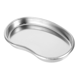 MAGICLULU Tattoo Tray Stainless Steel Medical Tray Tattoo Station Supplies Working Lab Pan Bathroom Organizer Plate Salon Stations for Hair Stylist Silver Stainless Steel