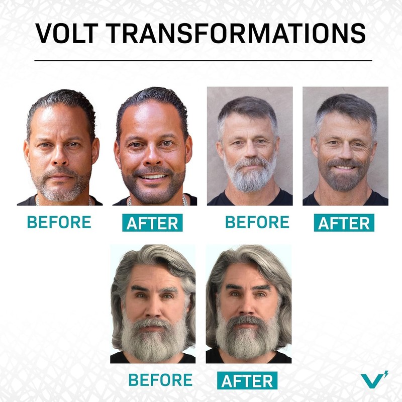 VOLT Grooming Temporary Instant Beard Color ECO 2 Pack Refill