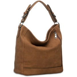 Caspar Women's TS917 Handbag - Brown -