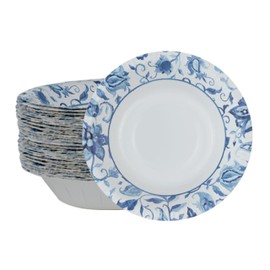 Ottin Red and Green Gingham Paper Snack Bowls 16 Oz 120 Counts Bulk Disposable Plaid Paper Bowls for Salad Snacks and Ice Cream for Everyday Use Party Catering Events Mother's Day