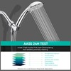 Adjustable Handheld Shower Head Holder- Premium ABS Bracket- Brass Ball