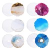 Amison, Moldes de Silicona para Resina, 6 Piezas, Blanco
