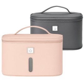 Rok`o Baby Bottle UV Steriliser – Quick 3-Minute Sanitizing Process | Efficient Germ-Killing UV Electric Steriliser | Eliminates 99.9% of Bacteria (Pink)