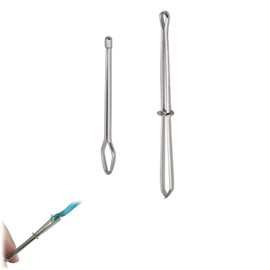 2PCS Bodkin Set for Threading Elastic, Threading Pinch Clamp Large Eye Elastic Ribbon Puller Threader Adjustable Clip Elastic Rope Drawstring Cord Threader Guide Threading Device for Home Use