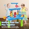 3-Tier Water Table for Toddlers 1-3, Kids Water Play Table