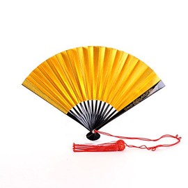 Gold Bride Hand Fan Made in Japan with Tassels for Always Fan Fan Bride 結納 Wedding