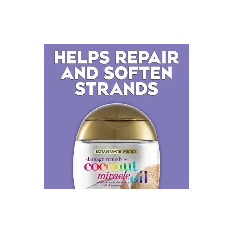 Remedio De Daño Extra Fuerte De Ogx Coconut Miracle