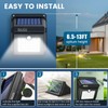 BAXIA TECHNOLOGY Solar Outdoor Lights Wireless Security Motion Sensor Solar