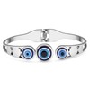 YINYA Stainless Steel Novelty Evil Eye Bracelet Bangle Jewelry for