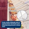 25 Pcs 5 inch Aluminum Roof Gutter Hanger with Straps
