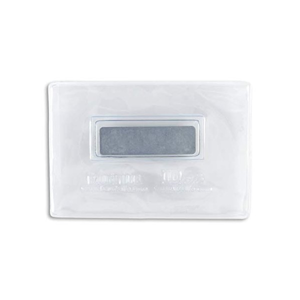 Clear Vinyl Magnetic Badge Holder - Vertical or Horizontal, Credit