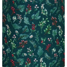 Albert Estate LTD Boughs of Holly Clip-on Lamp Shade