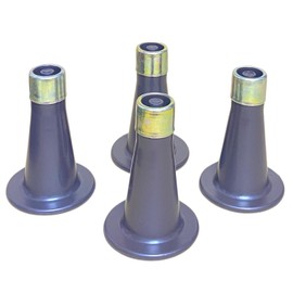 ELEPFEET 4PCS Heavy Duty Bed Frame Legs. Plastic Replacement Bed Frame Feet to Replace Wheels. Easy to Install, Prevent Sliding & Protect Floor