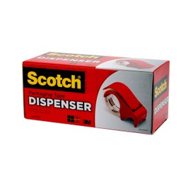 Scotch Packaging Tape Hand Dispenser (DP300-RD)