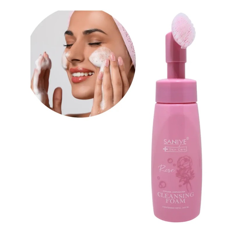 Espuma Limpiadora Facial Con Cepillo Facial