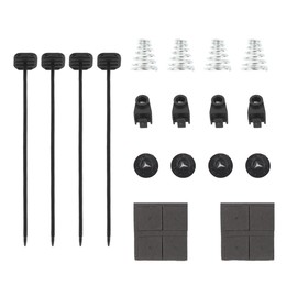 OHOB-COOL Universal 12 Inch Electric Radiator Fan 12" Cooling Slim fans 12 V Push Pull Wide S-Curved 10 Blades+ Mounting Kit