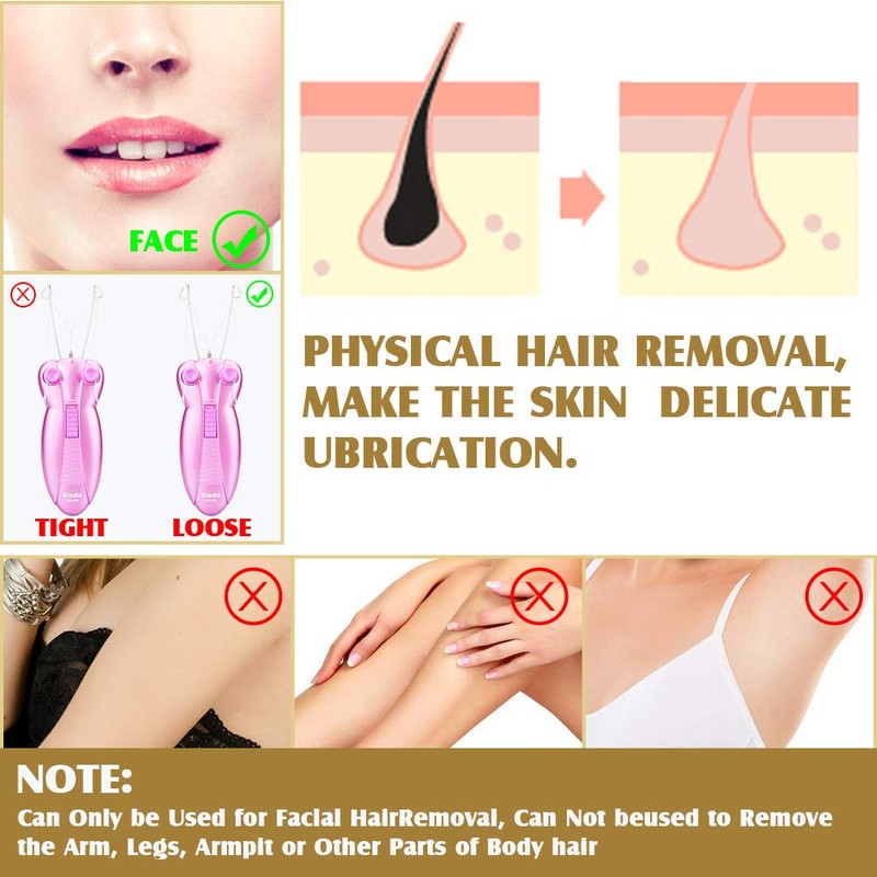 Electric Facial Hair Remover for Women