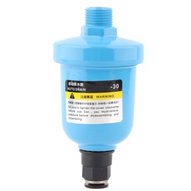 Joyzan Automatic Drain Valve Aluminum Check Valve G1/2 1.0MPa 2 Port NPT or BSPT for Air Storage Tanks and Other Gas Pressure Vessels