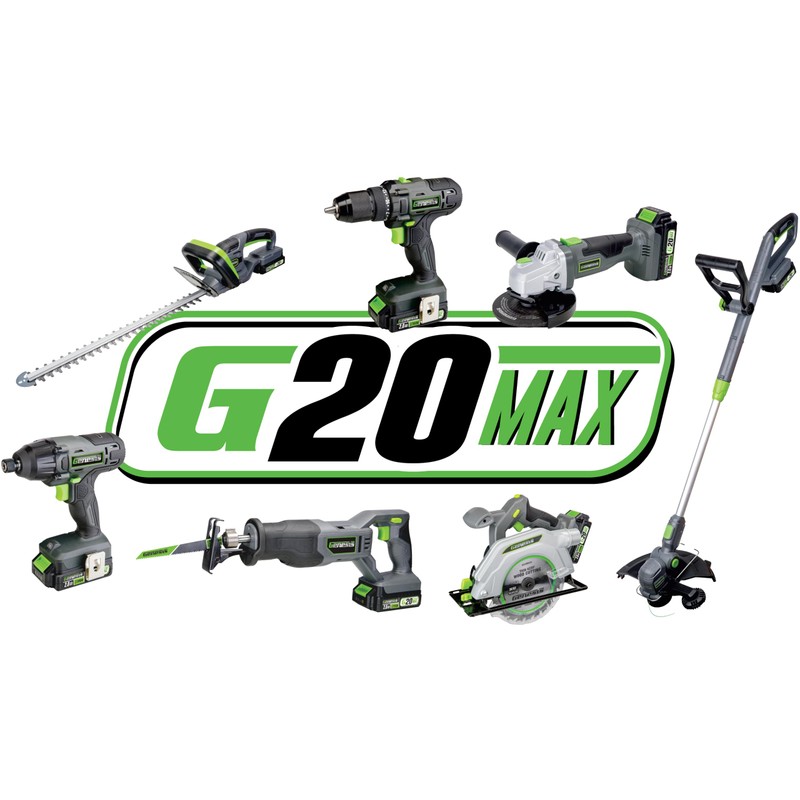 Genesis G20MAX 20V Brushless 3-Speed 1/2" Impact Wrench with Battery,