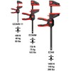 BESSEY EZ360S-11SET Single-Handed Clamp with Rotating Handle Span 110 mm