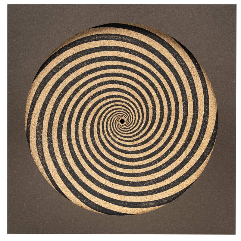 AA Audio Anatomy Vinyl Record Turntable Cover Spiral Design Made