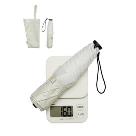 Kizawa Parasol, Foldable, Ultra Lightweight, Carbon Parasol, 5.7 oz (146 g-169 g), Petal Organza, UV Protection, 100% Light Blocking, Foldable, For Both Sunny and Rainy Weather, 5 Grade Water