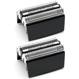 2er-Pack 52B Scherkopf Kompatibel mit Braun Series 5, Scherkopf für Braun S5 Easy Clean, 52B Ersatzkopf für Series 5 Rasierer Zubehör (Schwarz)