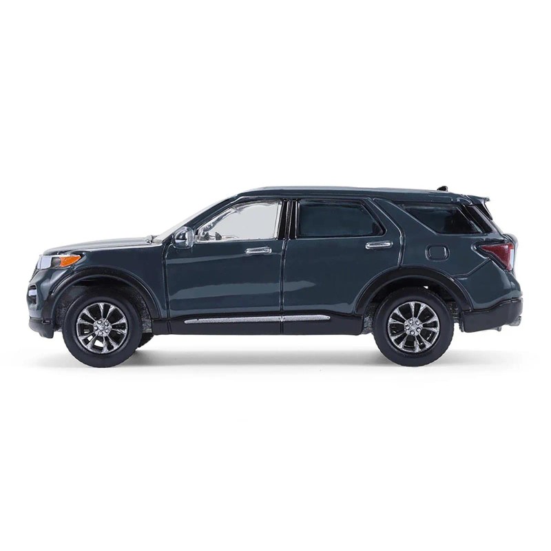 DCD 2024 Ford Explorer Stone Blue Series 7 1/64 Diecast