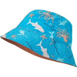 Playshoes Boys UV Protection Fishing Hat Swimming Hat Headwear, Sea creatures