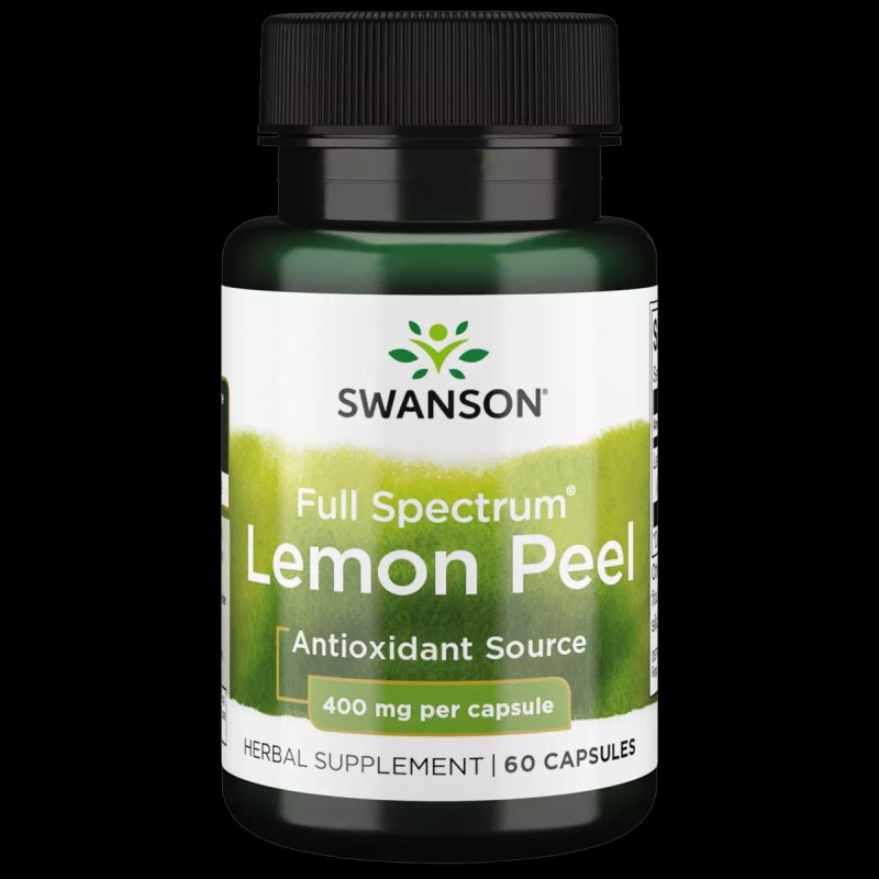 Swanson Full Spectrum Lemon Peel 400 mg 60 Capsules
