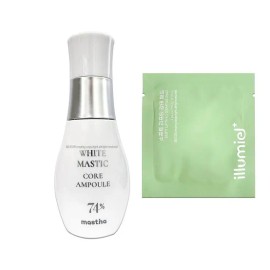 Mastina Spot Ampoule Season 4 White Mastic Latest Core Ampoule 30ml + Illumiel Gamtae Pad 3pcs / 매스티나 기미앰플 시즌4 화이트 매스틱 최신상 코어 앰플 30ml + 일루미엘 감태 패드 3매입