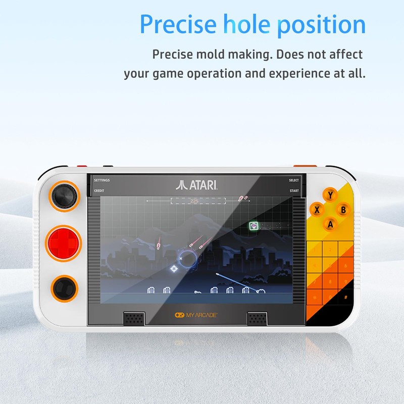NOUKAJU [2Pack] Screen Protector for My Arcade Atari Gamestation Go,