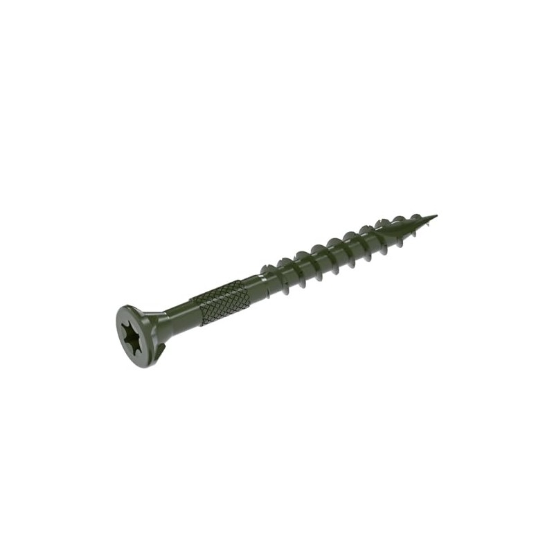 Grip-Rite GRDF2STGR5 DeckForce #9 x 2 Nano Coated Wood Screws,