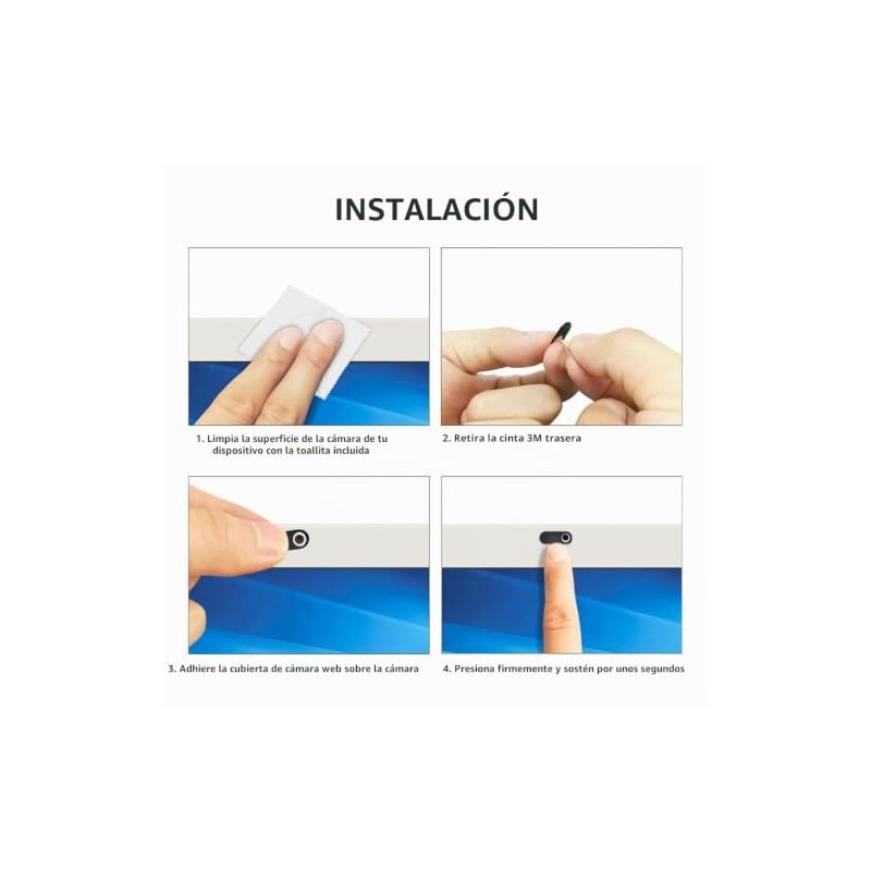 Cubierta Webcam , 6 Tapas Webcam Cover Deslizantes UltraFinas para