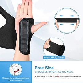 Muñequeras de Soporte, VEKENSEE 2Pack Muñequeras Deportivas Ajustable Muñequera Transpirable, Muñequeras Hombre y Mujer, Soporte ligero y transpirable