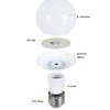E26 Globe LED Light Bulb G19/G60 6W Vanity Light Bulb(50W