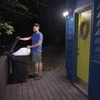 Beams Wired Floodlight - 3-Head Outdoor Motion Sensing LED Security