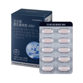 Kolon Pharma 코오롱 콘드로이친 ASU 1000mg 60캡슐 Kolon Chondroitin ASU 1000mg 60 Capsules