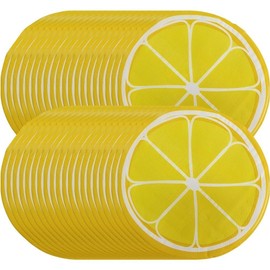 FloralGrace Pack of 40 Lemon Napkins Serviettes Lemon Motif Napkins for Decoration, Lemon Napkins Decoration for Birthdays, Lemon Parties, Weddings