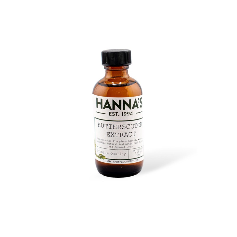 Hanna's Butterscotch Extract, 2 fl oz