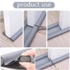 2-Pack Twin Door Draft Stoppers – Adjustable Under Door Noise
