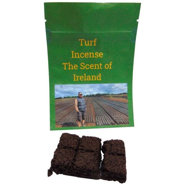 Irish Turf Peat Refills Bulk Pack with 6 Mini Sods in a Scent of Ireland Resealable Bag