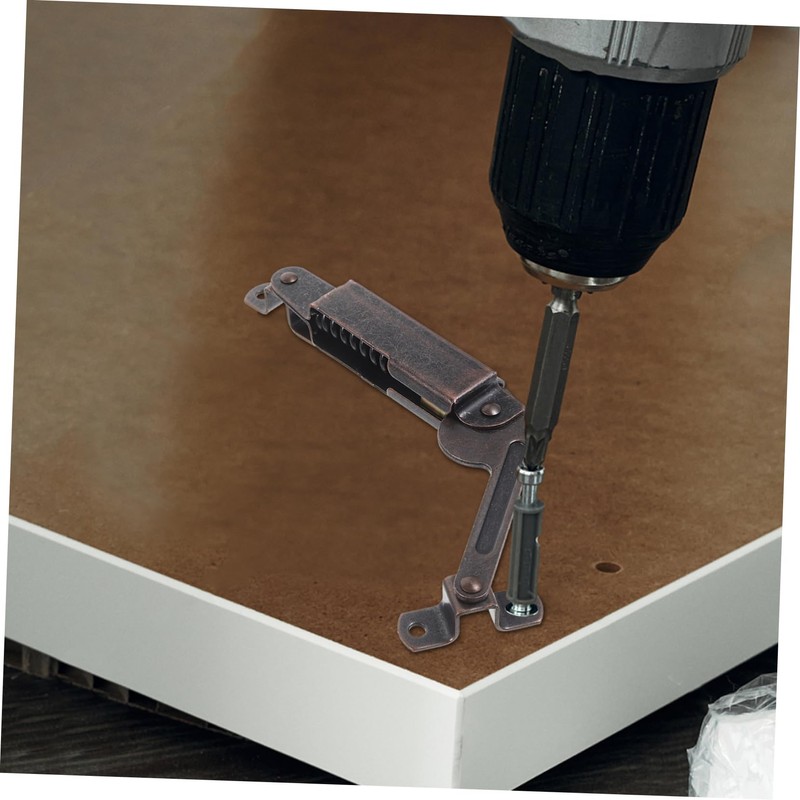 COOLHIYA 2pcs Support Hinge Chest Hinges Lid Support Stay Hinges