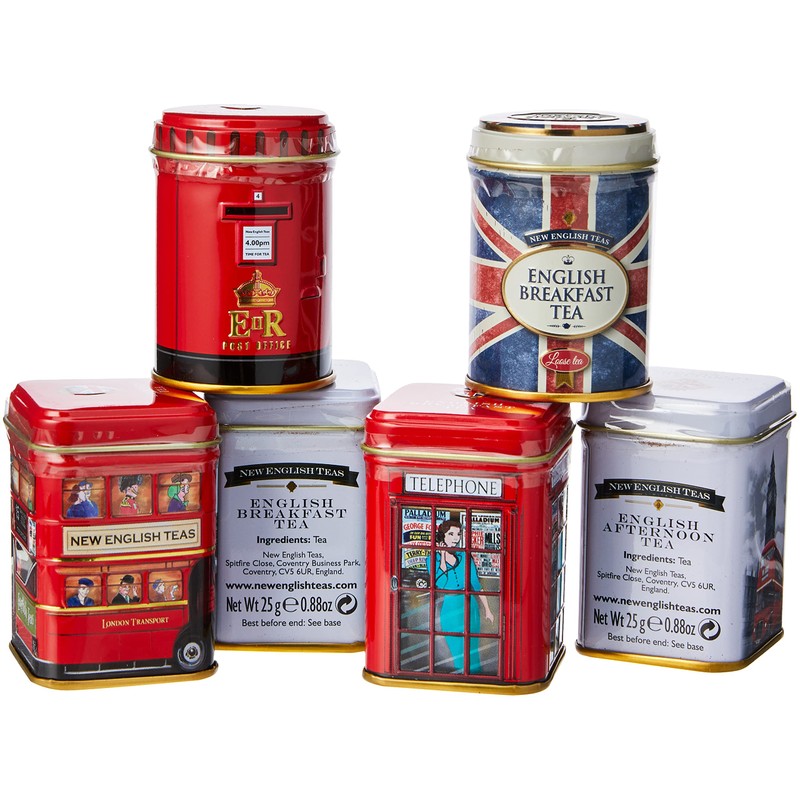 New English Teas British Mini Tin Tea Selection 140 g