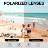 LVIOE Snap Shades Fit Over Sunglasses Solar Shields Wrap Around