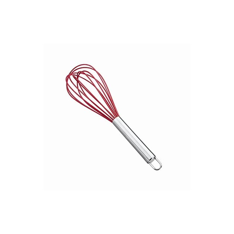 Lacor Schneebesen aus Silikondraht, Silikon, Mehrfarbig, 20cm