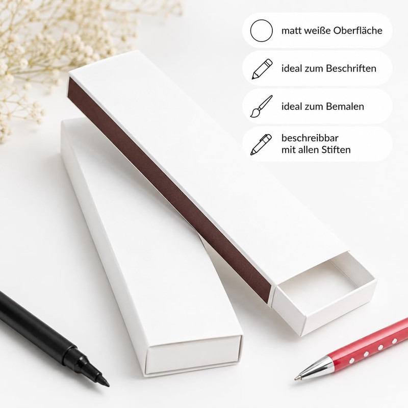 jameitop 2 XL Packs of Matches Without Print/White Boxes for